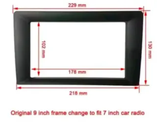 Marco Radio Coche 9 a 7