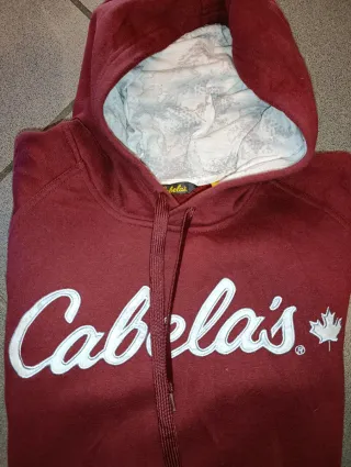 Felpa Cabela's Uomo XXL Vintage Americana