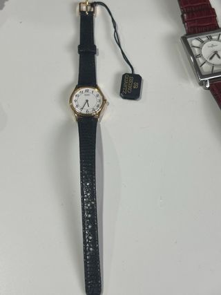 Reloj Seiko Mujer Negro/Dorado