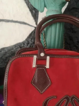 Bolso Loewe Vintage Rojo y Marrón