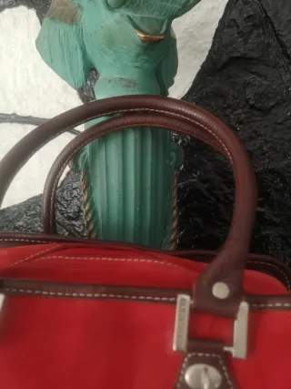 Bolso Loewe Vintage Rojo y Marrón