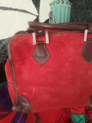 Bolso Loewe Vintage Rojo y Marrón