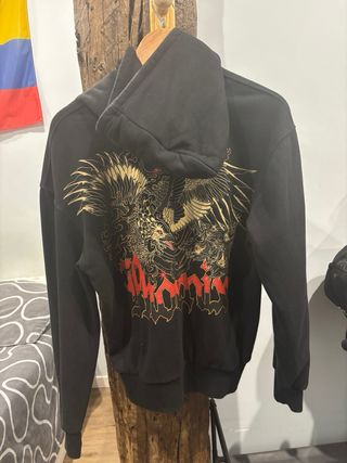 Sudadera Negra con Logo Ashes