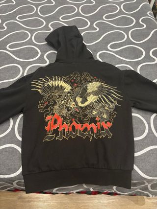 Sudadera Negra con Logo Ashes