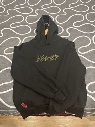 Sudadera Negra con Logo Ashes