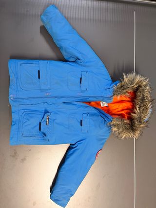 Chaqueta anorak esquí niño Quechua azul 4-5 años.