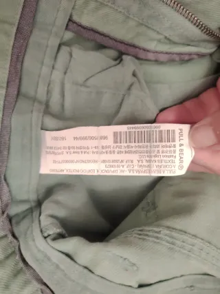 Pantalón vaquero verde