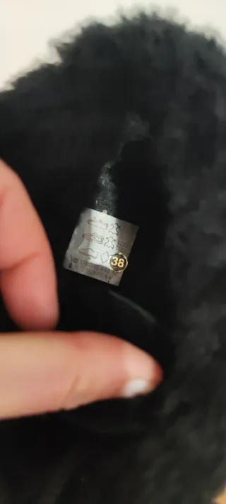 Botines de piel negros talla 38