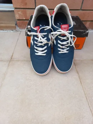 Zapatillas Munich azules y blancas