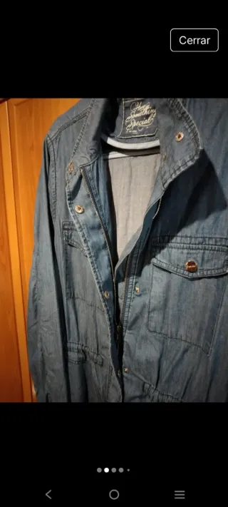 Sobrecamisa vaquera October Talla M