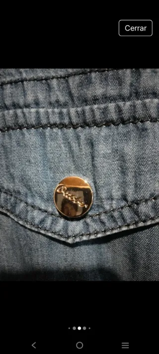 Sobrecamisa vaquera October Talla M