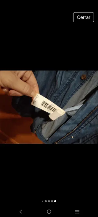 Sobrecamisa vaquera October Talla M