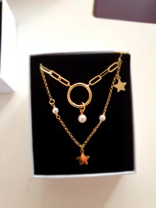 Colgante Victoria Cruz Bañado en Oro