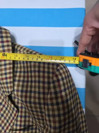 Giacca Dino Moda Uomo/Donna Marrone a Quadri