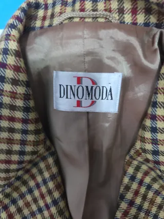 Giacca Dino Moda Uomo/Donna Marrone a Quadri