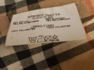 Gabardina Burberry Hombre Beige