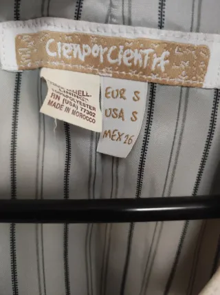 Abrigo tipo gabardina beige