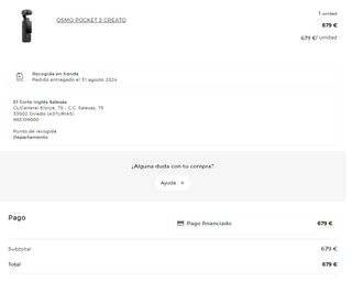 Cámara DJI Osmo Pocket 3