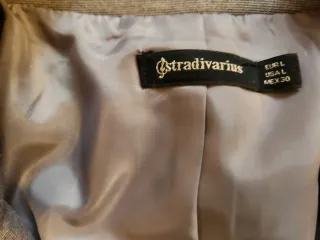 Americana gris Stradivarius Talla L