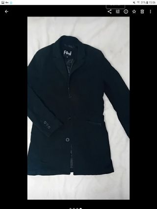 Abrigo caballero For negro