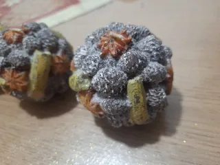 Set 3 candele decorative