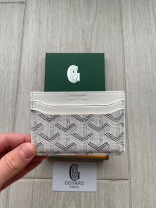 Tarjetero Goyard Blanco