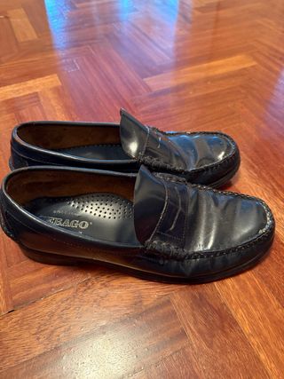 Zapatos Sebago Hombre Negro