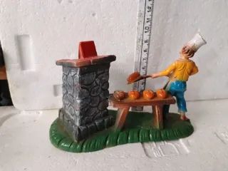 Diorama vintage presepe fornaio