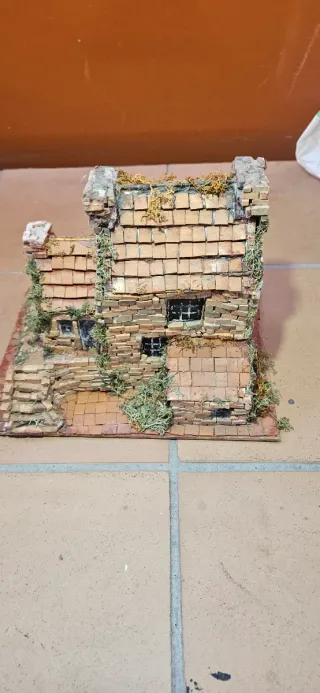 Casita de ladrillos decorativa