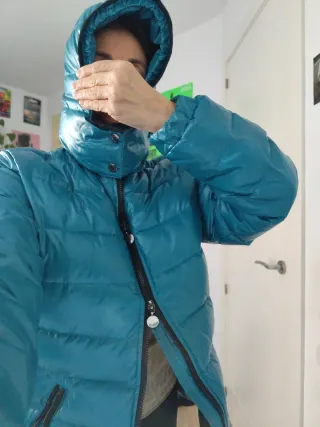 Anorak de plumas Moncler Mujer