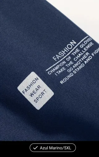 Chaqueta con capucha azul marino Talla 5XL