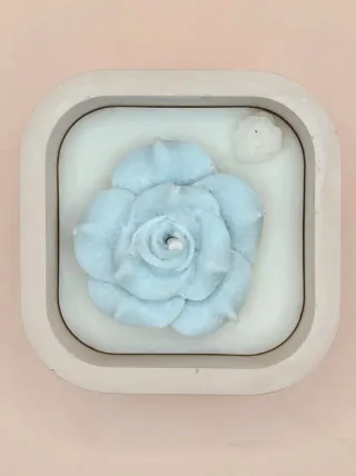 Candele Artigianali - Rosa e Farfalla