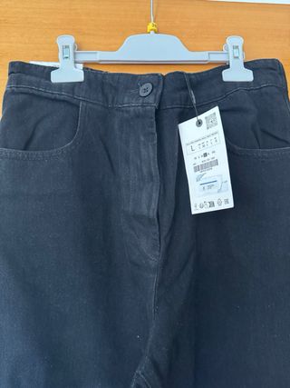Pantalones anchos Zara negros