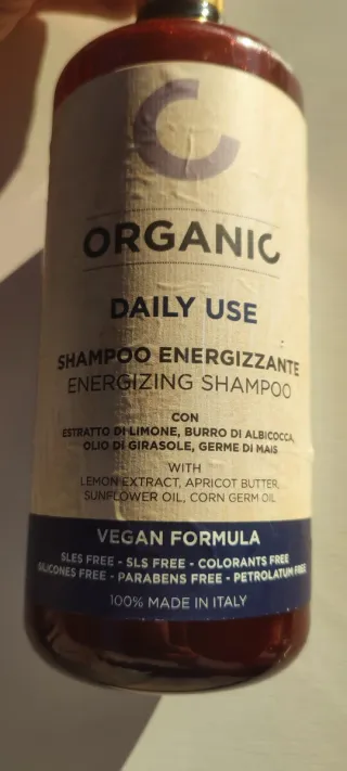 Champú Energizante Orgánico Uso Diario