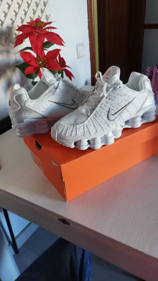 Nike Shox Talla 44 Blancas