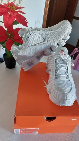 Nike Shox Talla 44 Blancas