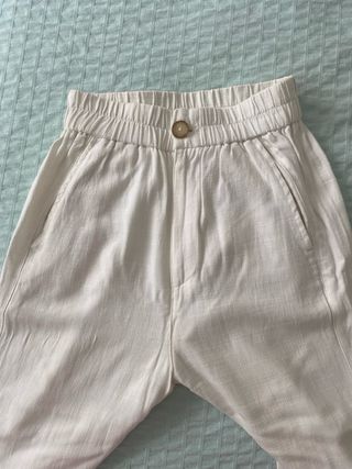 Pantalones Stradivarius Lino Talla 32