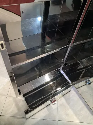 Armario Baño Espejo Plata