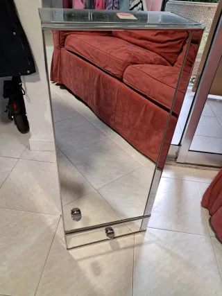 Armario Baño Espejo Plata