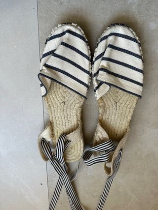 Zapatillas de esparto con rayas