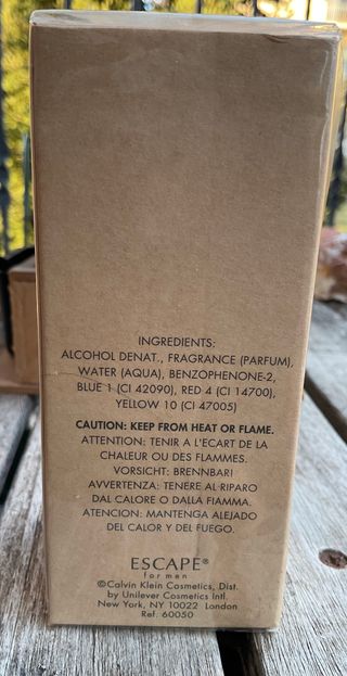 Calvin Klein Escape Eau de Toilette Uomo 50ml