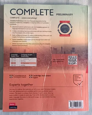 Libro inglés. Complete preliminary student's book.