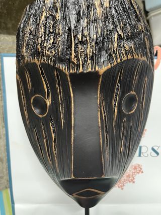 Máscara africana decorativa