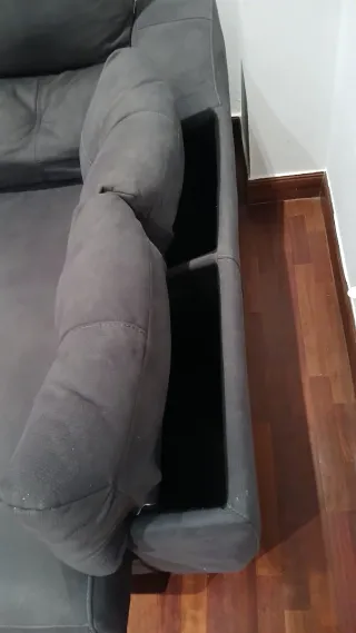 Sofá Chaiselongue Gris