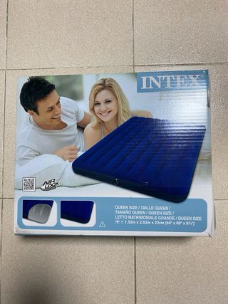 COLCHÓN HINCHABLE QUEEN SIZE MARCA INTEX