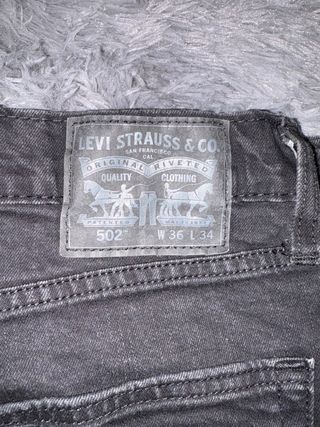 Jeans Levi's 502 Grigio Scuro IT46/W36