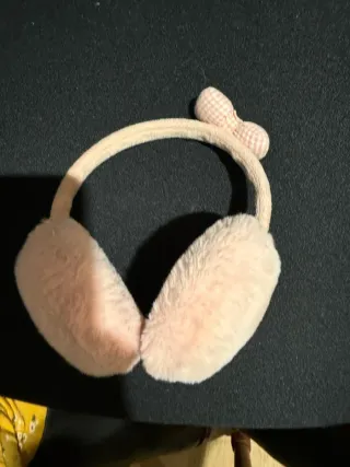 Diadema orejeras niña rosa