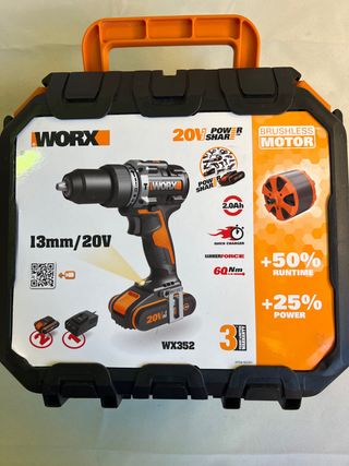 Taladro Worx 20V Brushless WX352