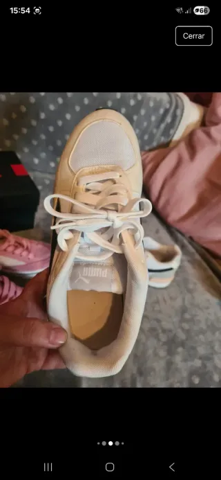 Lote de zapatillas Puma rosas