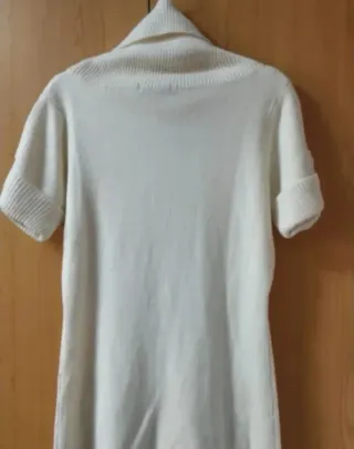 Jersey Easy Wear Cuello Alto Blanco